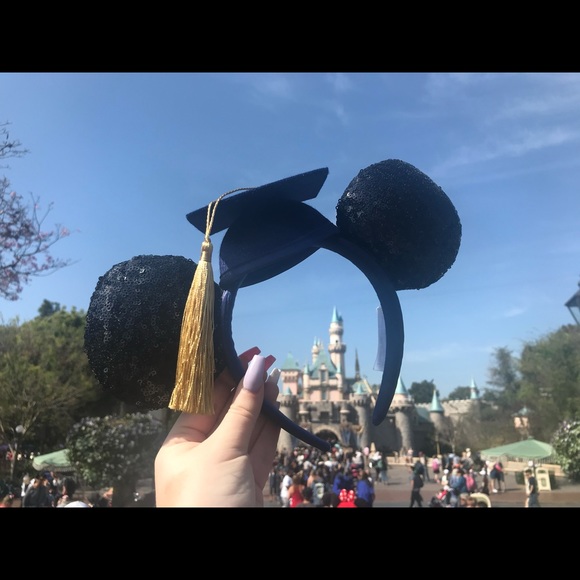 Disney Parks Graduation Cap Ears - Picture 1 of 5